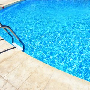 Crack of concrete pool