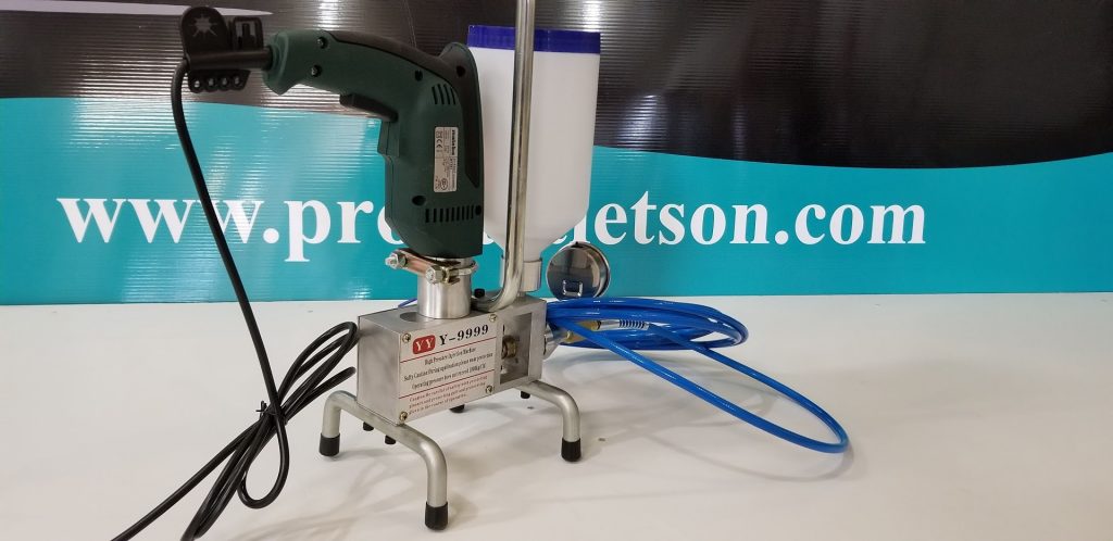 Adoration 1:1 Grouting Injection Pump – 15,000 PSI Epoxy & Polyurethane Foam Pump For Concrete Crack Repair, Waterproofing, With 50 Packers, 5M Hose